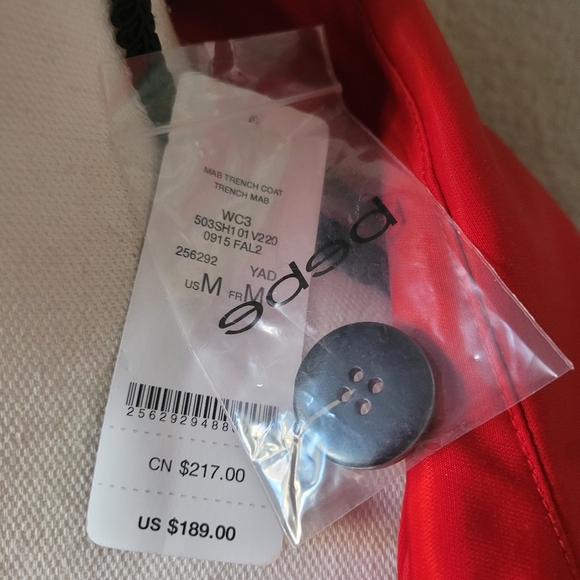 ❤️NWT Bebe Trench Coat - Picture 5 of 5